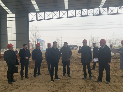 萬人助萬企，節(jié)后送關(guān)懷——上級部門領(lǐng)導視察永和集團城陽城拌合站建設(shè)情況！